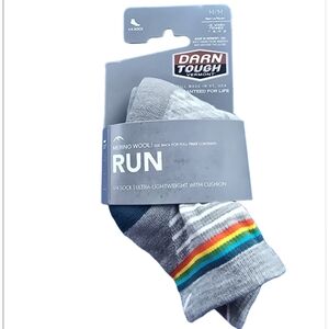 Women's Run Quarter Cushioned Ultra-Lightweight Running Socks - M